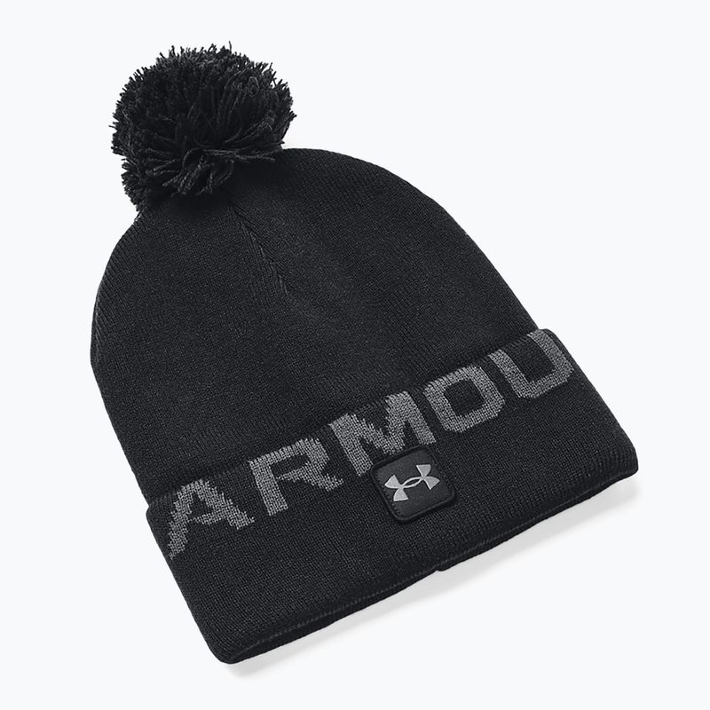 Under Armour pánska zimná čiapka Ua Halftime Fleece Pom black 1373093 4