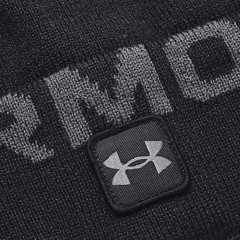 Under Armour pánska zimná čiapka Ua Halftime Fleece Pom black 1373093 5