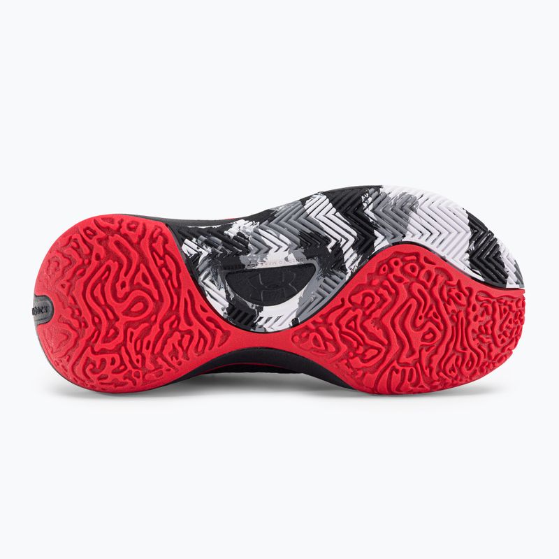 Under Armour GS Lockdown 6 detská basketbalová obuv červená 3025617 5