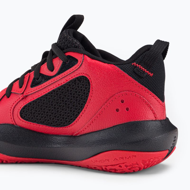 Under Armour GS Lockdown 6 detská basketbalová obuv červená 3025617 9