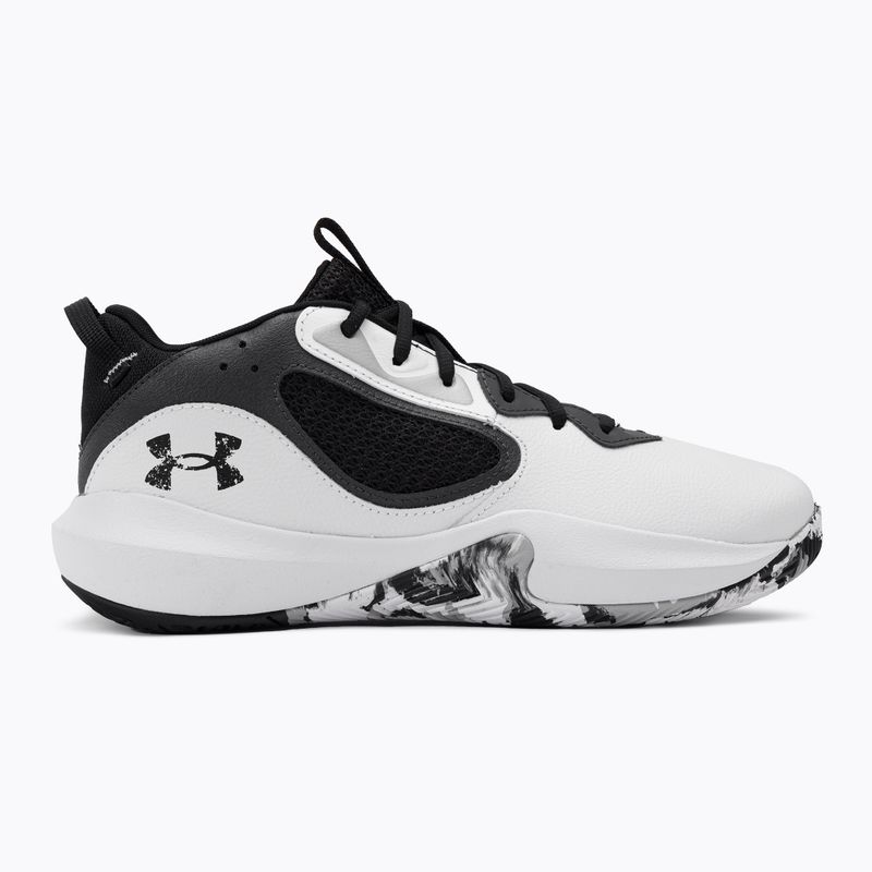 Pánska basketbalová obuv Under Armour Lockdown 6 bielo-šedá 325616-11 2