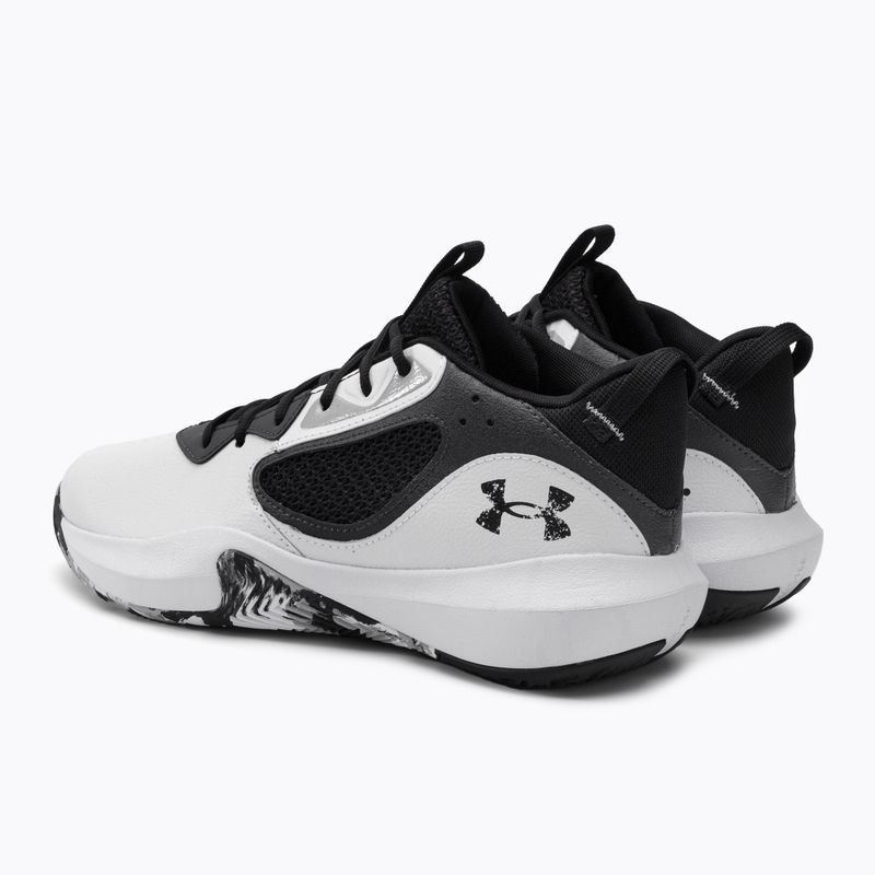 Pánska basketbalová obuv Under Armour Lockdown 6 bielo-šedá 325616-11 3