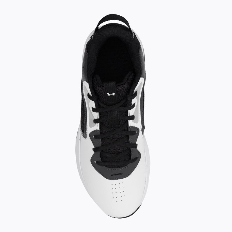 Pánska basketbalová obuv Under Armour Lockdown 6 bielo-šedá 325616-11 6