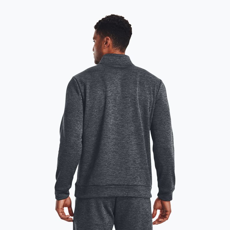 Pánska tréningová mikina Under Armour Armour Fleece 1/4 Zip pitch gray/black 3