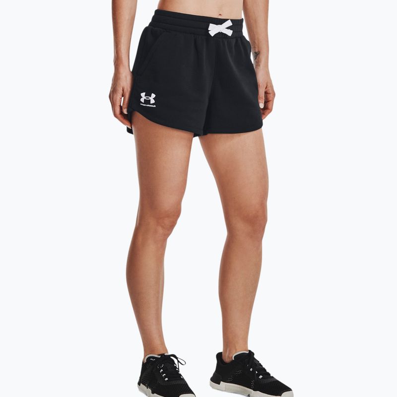 Dámske tréningové šortky Under Armour Rival Fleece black 1376257