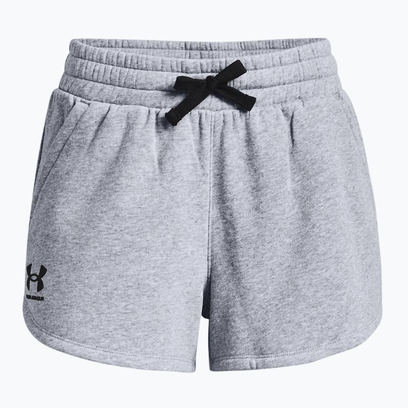 Under Armour Rival Fleece šedé dámske tréningové šortky 1376257 3
