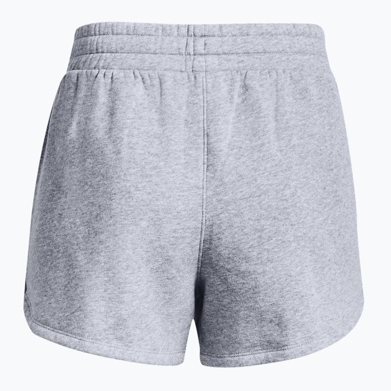 Under Armour Rival Fleece šedé dámske tréningové šortky 1376257 4