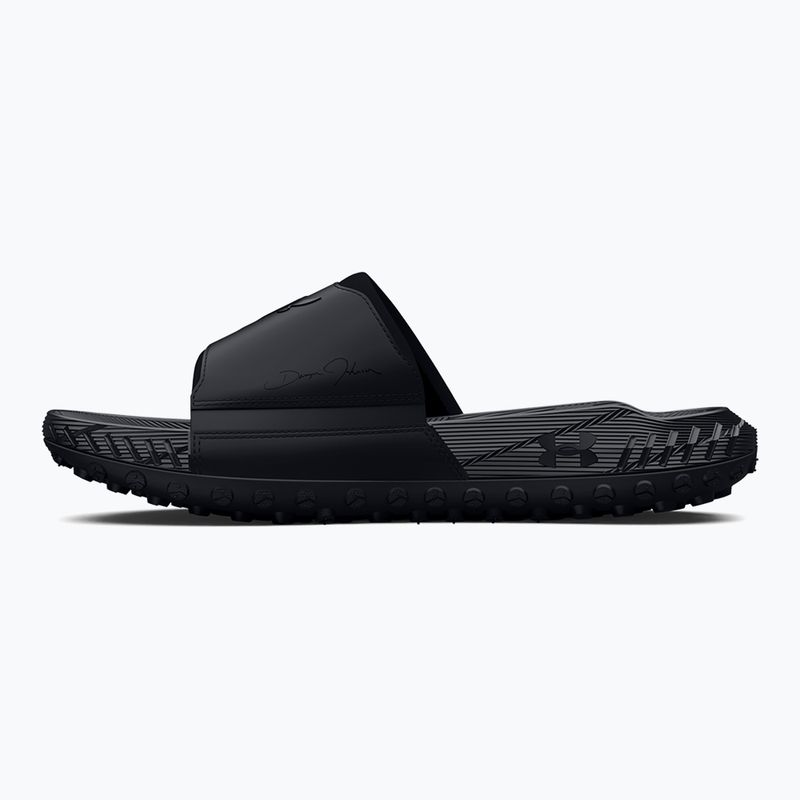 Šľapky Under Armour Rock 3 black/white clay 2