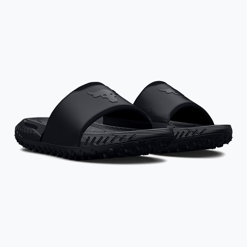 Šľapky Under Armour Rock 3 black/white clay 3