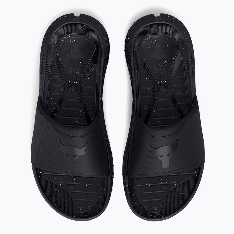 Šľapky Under Armour Rock 3 black/white clay 4