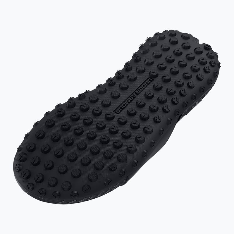Šľapky Under Armour Rock 3 black/white clay 5