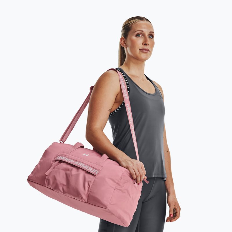 Dámska tréningová taška Under Armour Favorite Duffle 30 l pink elixir/white 7