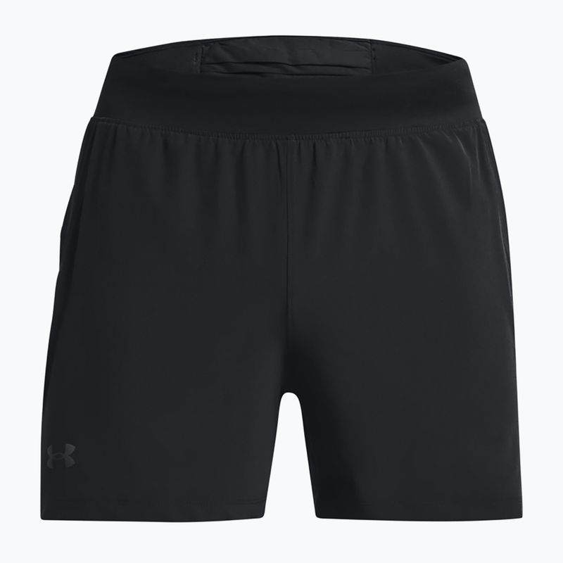 Pánske bežecké šortky Under Armour Launch Elite 5" black/black/reflective 5