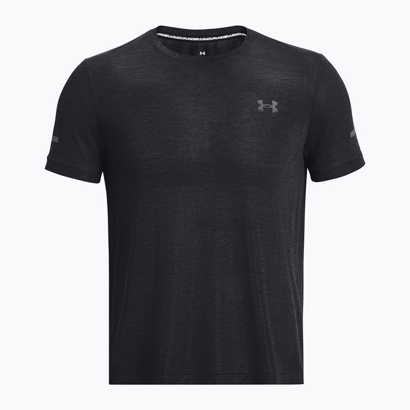 Pánske bežecké tričko Under Armour Seamless Stride black/reflective 5