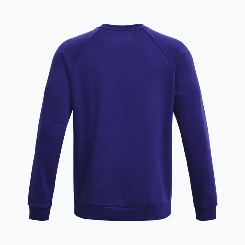 Under Armour pánska mikina Rival Fleece Crew modrá 1357096-468 2