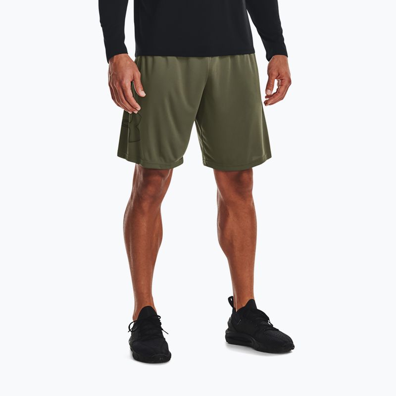 Under Armour Tech Graphic pánske tréningové šortky marine od green/black