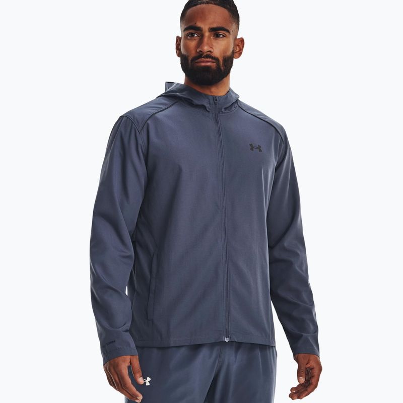 Pánska bežecká bunda Under Armour Storm Run s kapucňou Blue 1376795 6