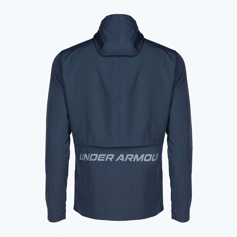 Pánska bežecká bunda Under Armour Storm Run s kapucňou Blue 1376795 2