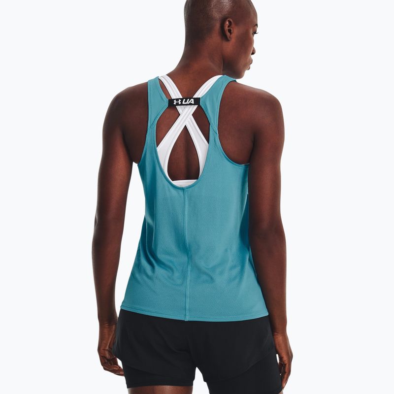 Dámske bežecké tielko Under Armour Fly By blue 1361394-433 4