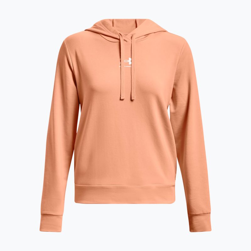 Under Armour dámska tréningová mikina Rival Terry Hoodie orange 1369855 2