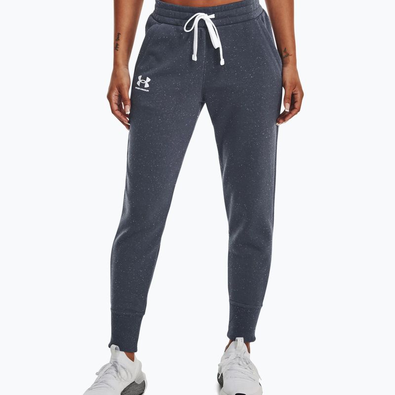 Under Armour dámske tréningové nohavice Rival Fleece Joggers sivé 1356416