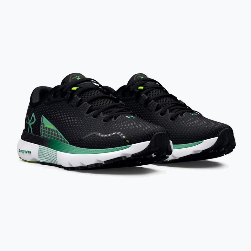 Under Armour Hovr Infinite 5 pánska bežecká obuv black-green 3026545 12