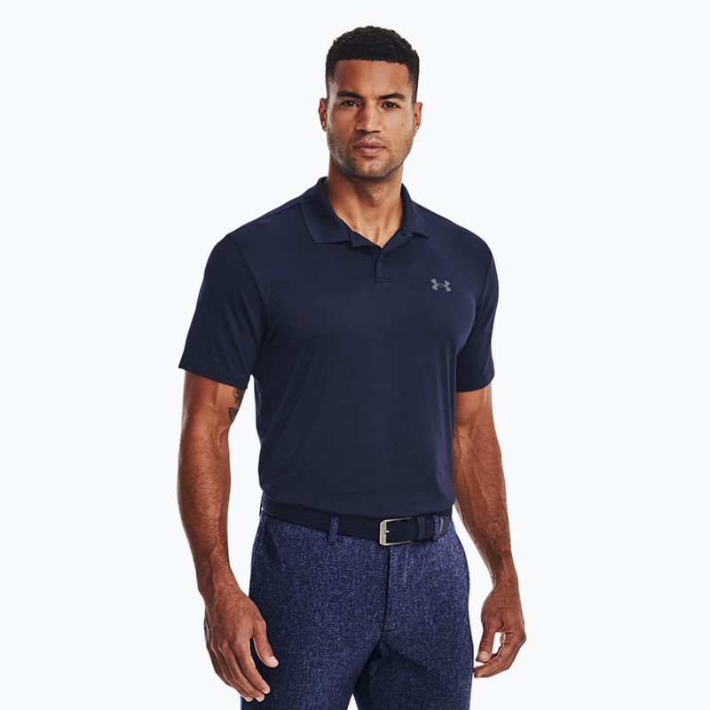 Pánske polo tričko Under Armour Matchplay Polo midnight navy/pitch gray