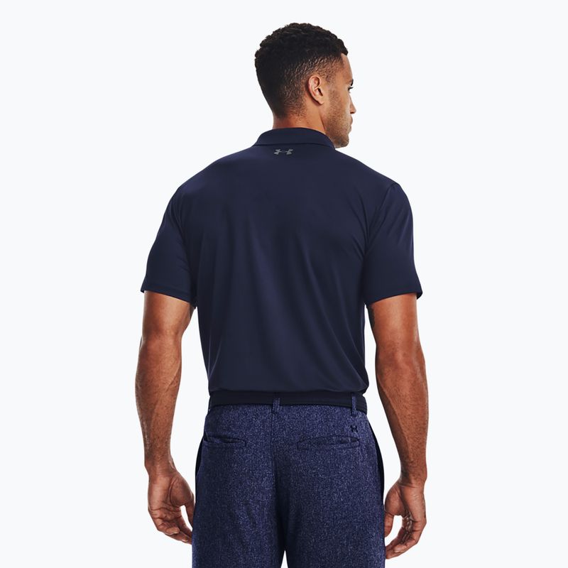 Pánske polo tričko Under Armour Matchplay Polo midnight navy/pitch gray 3