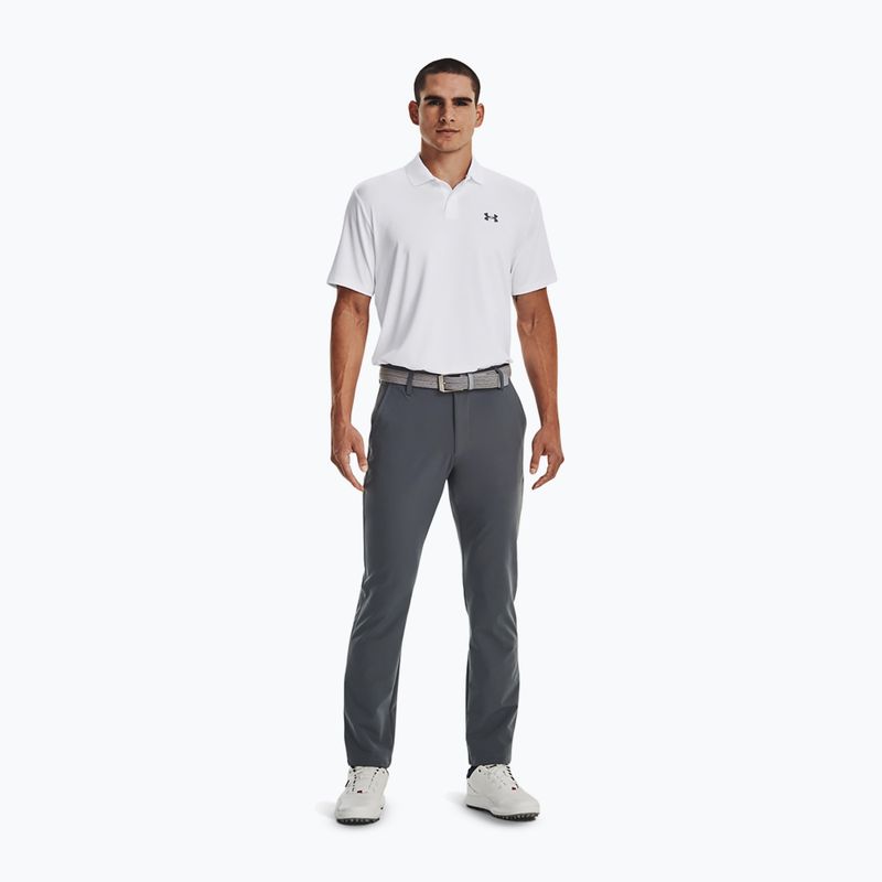 Pánske polo tričko Under Armour Matchplay Polo white/pitch gray 2