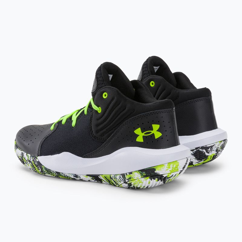 Pánska basketbalová obuv Under Armour Jet '21 black and white 3024260 3