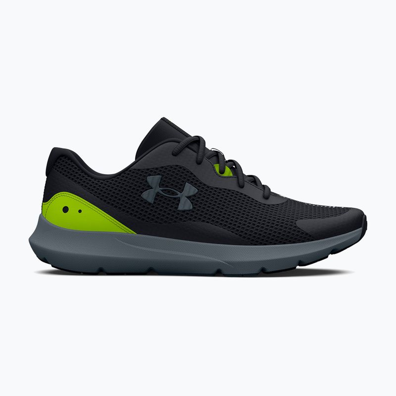 Pánska bežecká obuv Under Armour Surge 3 black-green 3024883 10