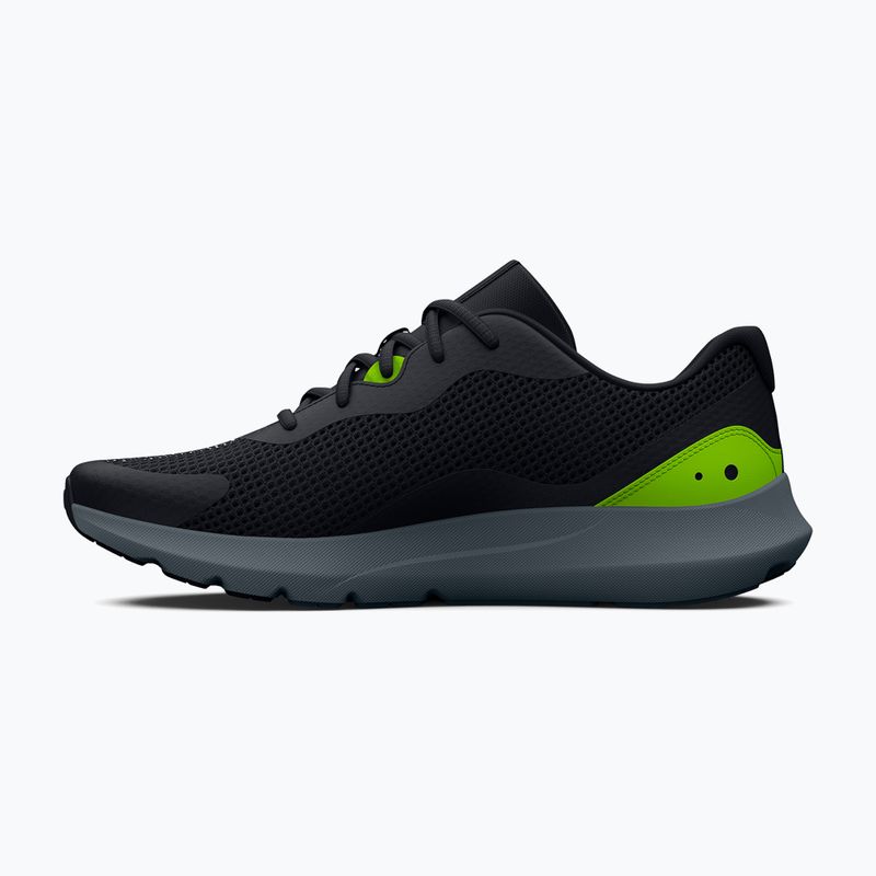 Pánska bežecká obuv Under Armour Surge 3 black-green 3024883 11