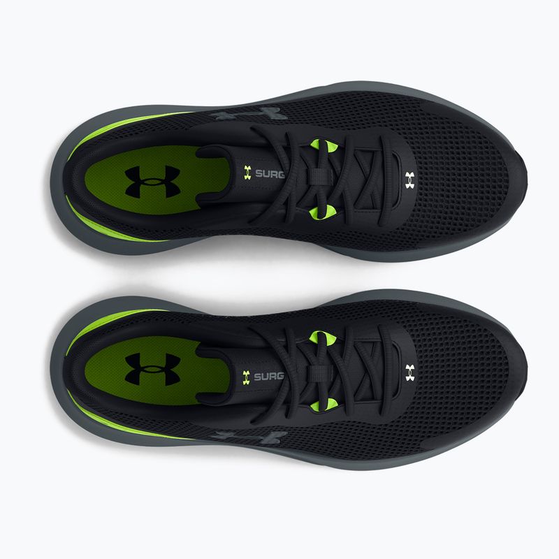 Pánska bežecká obuv Under Armour Surge 3 black-green 3024883 12