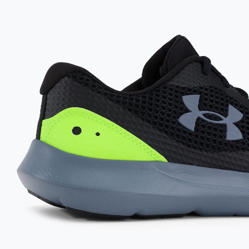 Pánska bežecká obuv Under Armour Surge 3 black-green 3024883 8