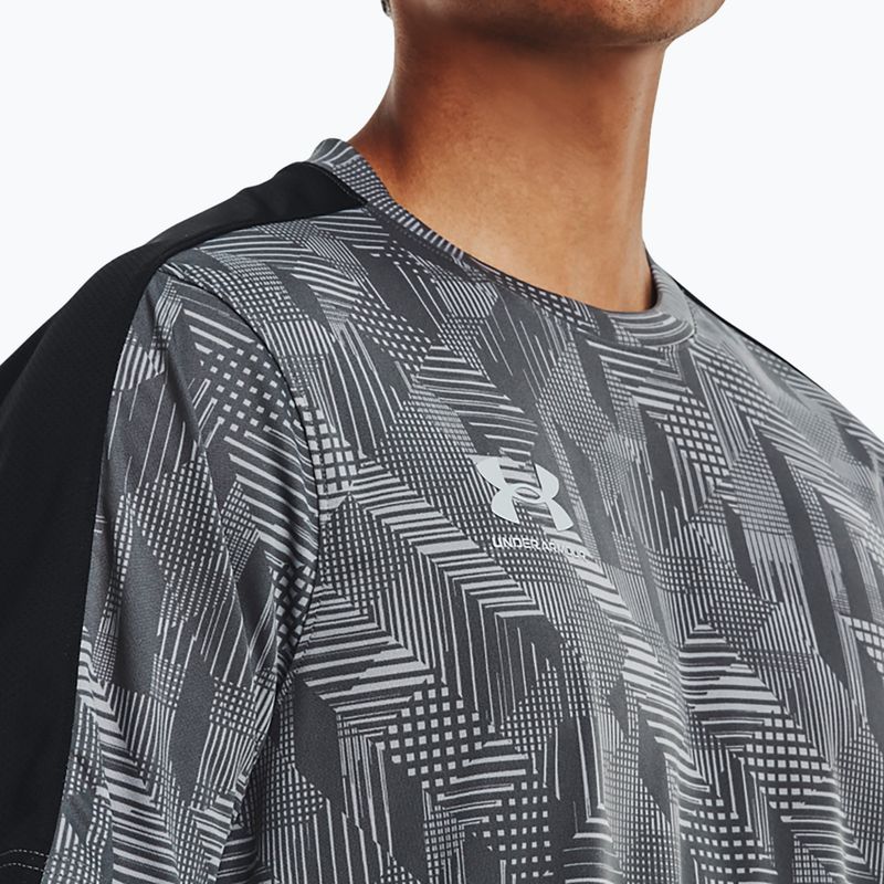 Under Armour pánske futbalové tričko Challenger Training Top sivé 1365408-015 5