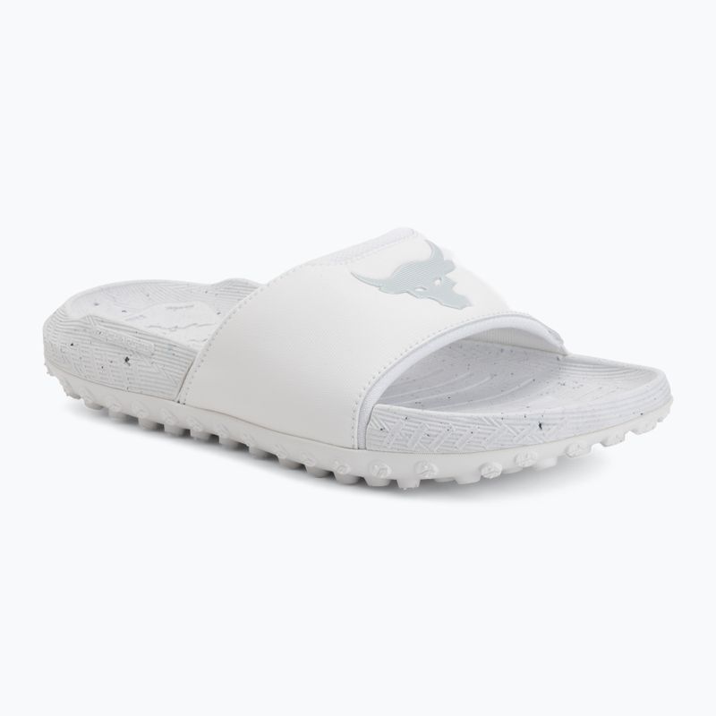Šľapky Under Armour Rock 3 black/white clay
