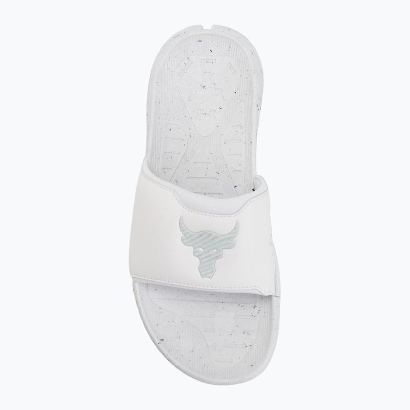 Šľapky Under Armour Rock 3 black/white clay 5