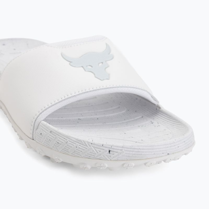 Šľapky Under Armour Rock 3 black/white clay 7