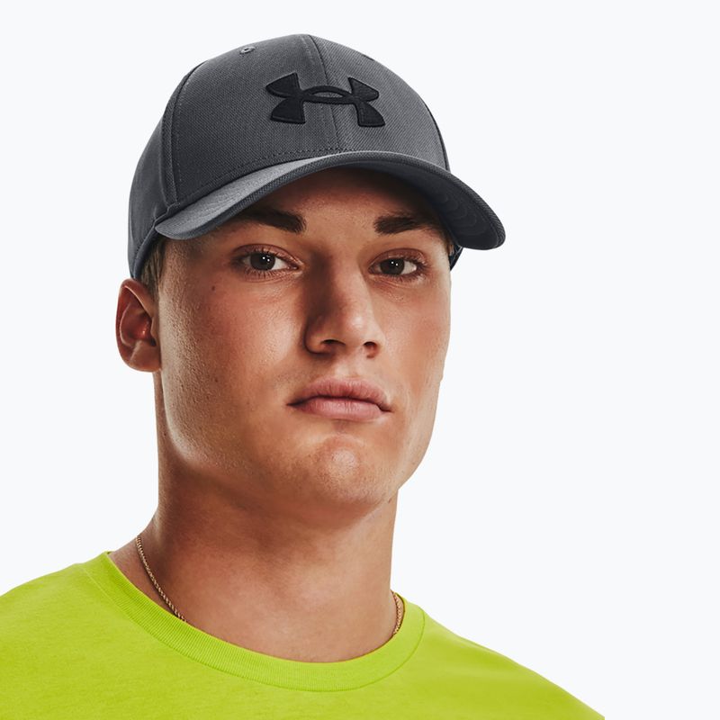 Under Armour Blitzing Adj šedá pánska baseballová čiapka 1376701 5