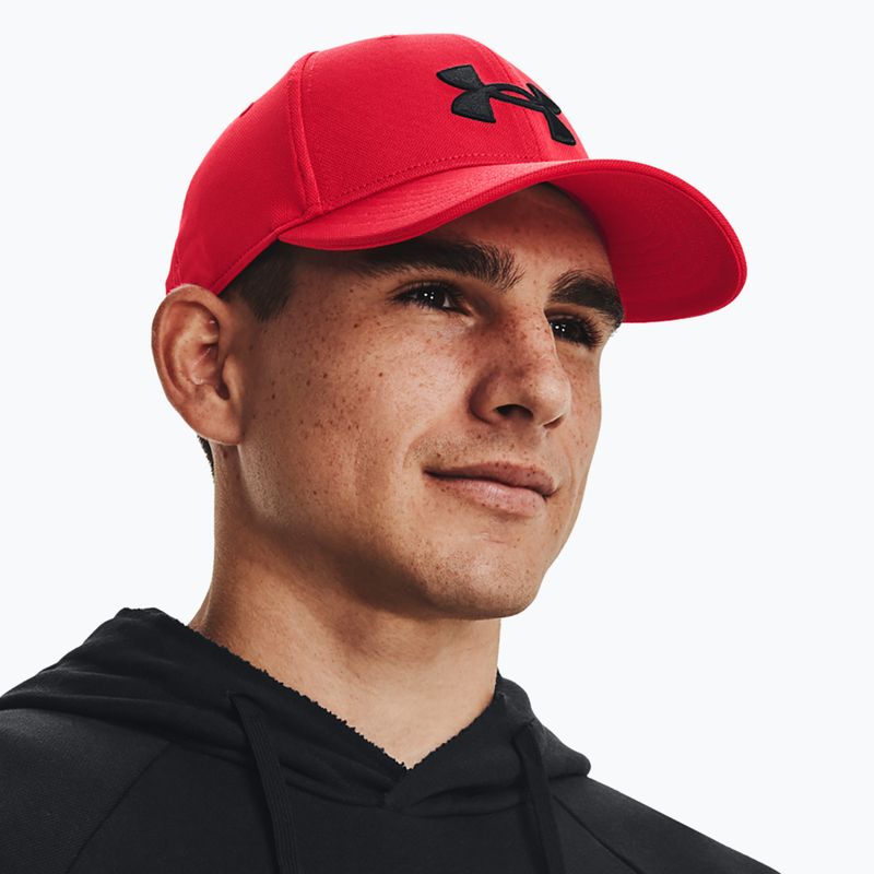Under Armour Blitzing Adj pánska baseballová čiapka červená 1376701 5