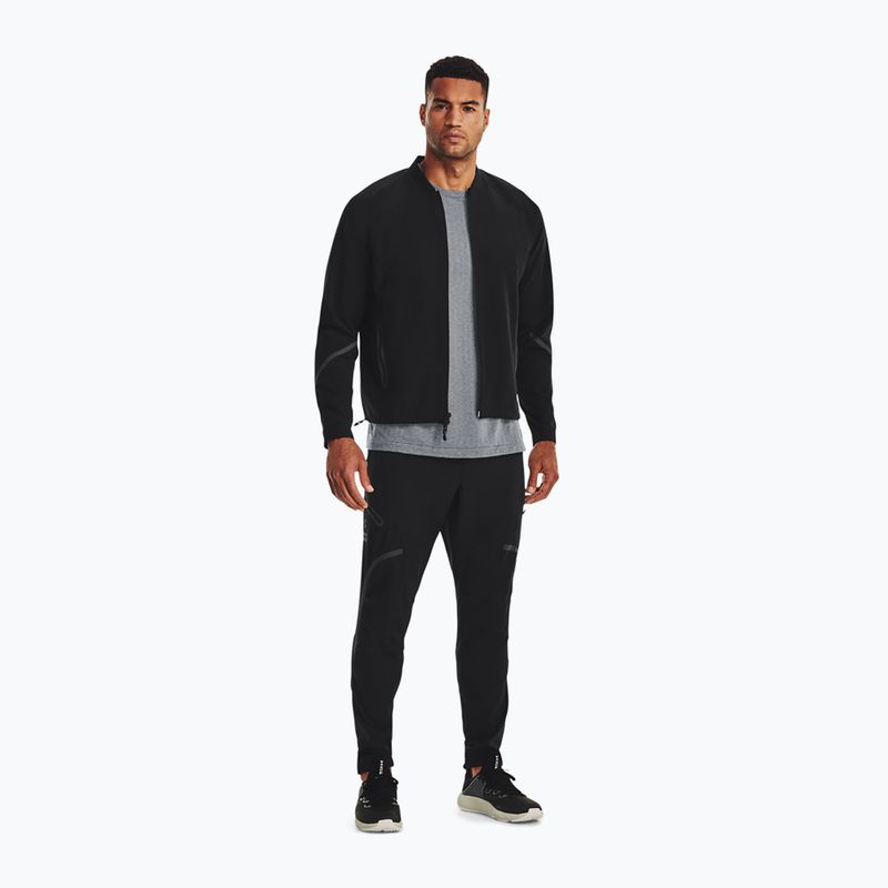 Under Armour Unstoppable Bomber pánska tréningová bunda čierna 1377170 2