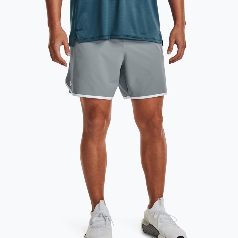 Under Armour Hiit Woven šedé pánske tréningové šortky 1377027-465