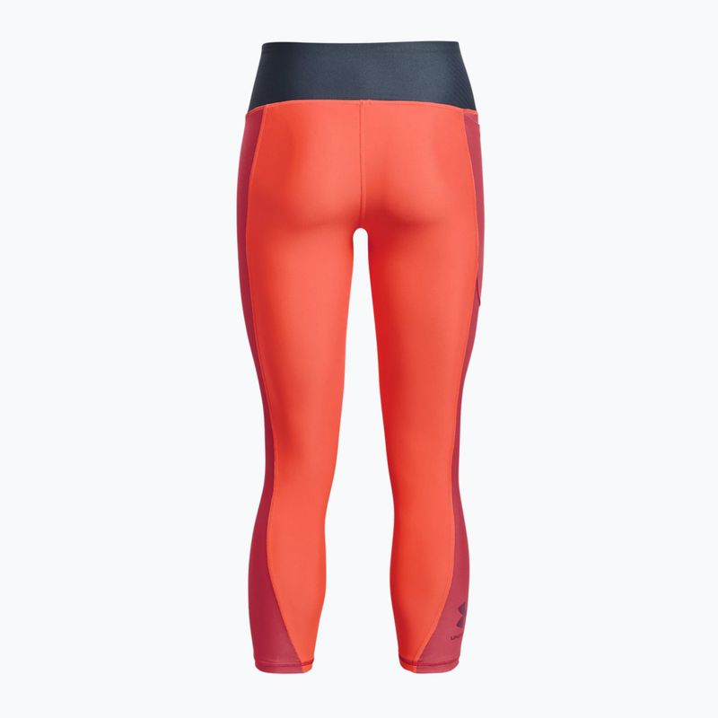 Under Armour dámske legíny Blocked Ankle orange 1377091 4