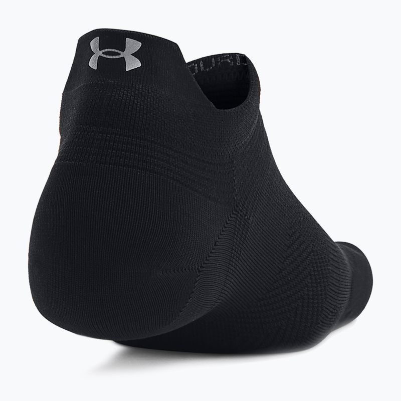 Under Armour Ad Run Lite 2Pk Ns Tab bežecké ponožky čierne 1376077 4