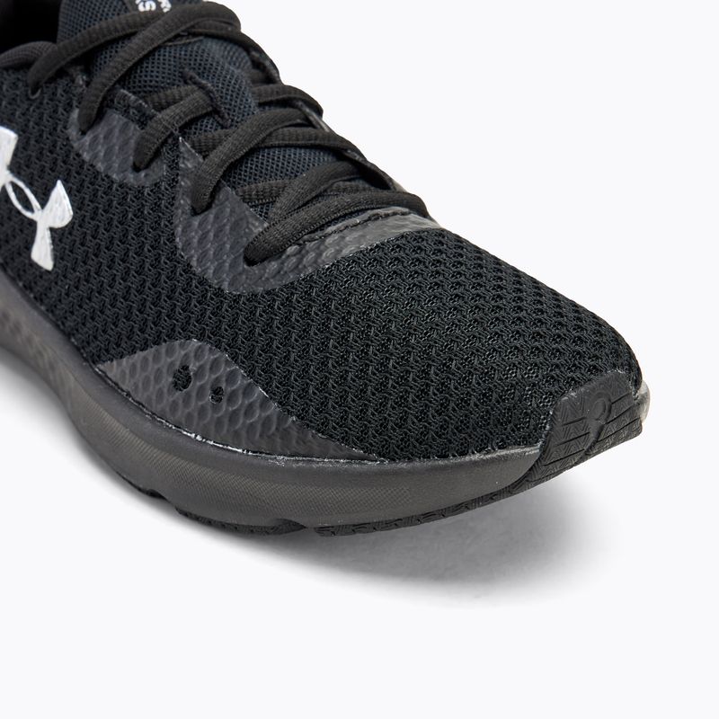 Dámska bežecká obuv Under Armour Charged Pursuit 3 black/black/metallic silver 7