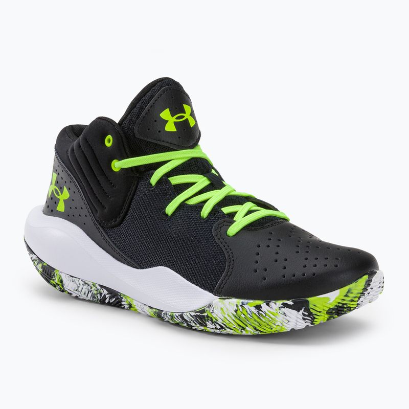 Detská basketbalová obuv Under Armour GS Jet '21 black-green 3024794