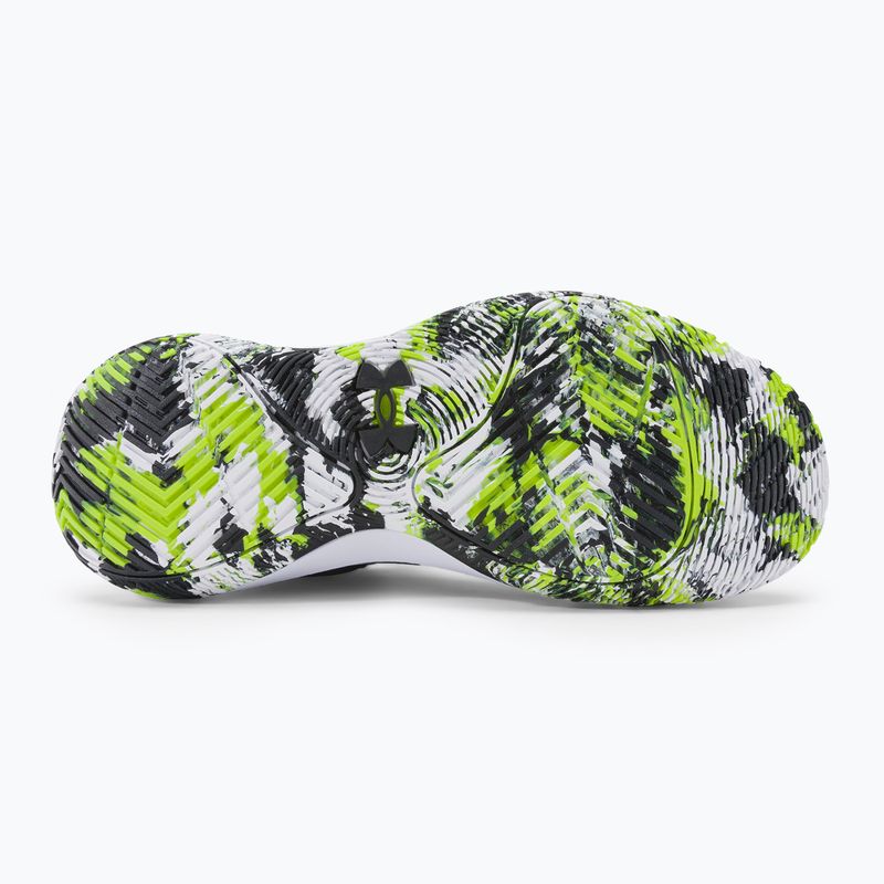 Detská basketbalová obuv Under Armour GS Jet '21 black-green 3024794 5