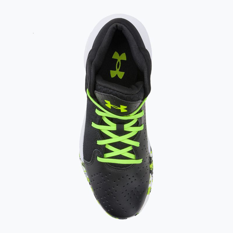 Detská basketbalová obuv Under Armour GS Jet '21 black-green 3024794 6