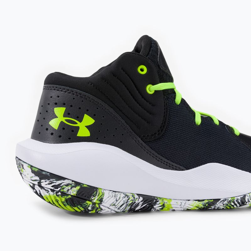 Detská basketbalová obuv Under Armour GS Jet '21 black-green 3024794 9