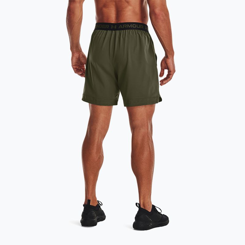 Pánske tréningové šortky Under Armour UA Vanish Woven 6in navy OD green/black 3
